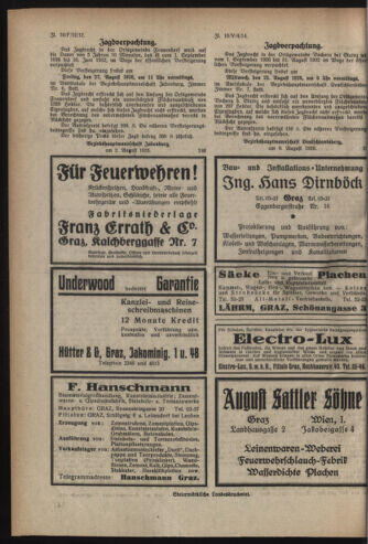 Verordnungsblatt der steiermärkischen Landesregierung 19260811 Seite: 4