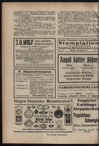 Verordnungsblatt der steiermärkischen Landesregierung 19260825 Seite: 4