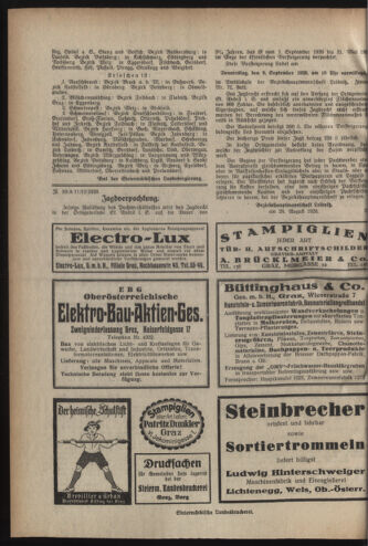 Verordnungsblatt der steiermärkischen Landesregierung 19260901 Seite: 4