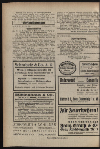 Verordnungsblatt der steiermärkischen Landesregierung 19260915 Seite: 2