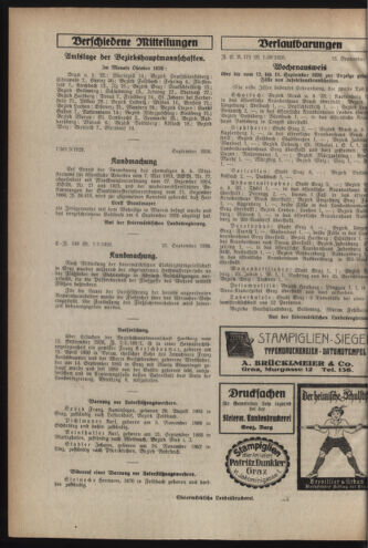 Verordnungsblatt der steiermärkischen Landesregierung 19260929 Seite: 4