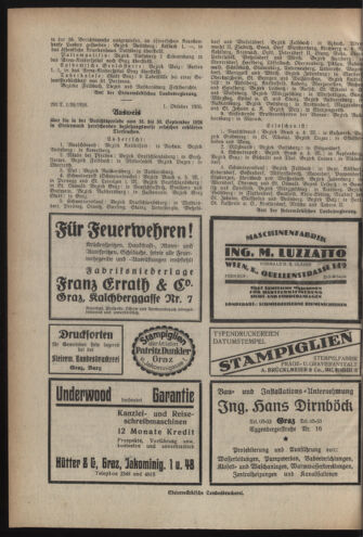 Verordnungsblatt der steiermärkischen Landesregierung 19261013 Seite: 4