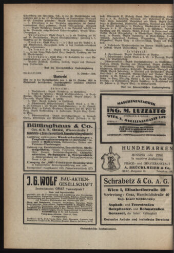 Verordnungsblatt der steiermärkischen Landesregierung 19261020 Seite: 4