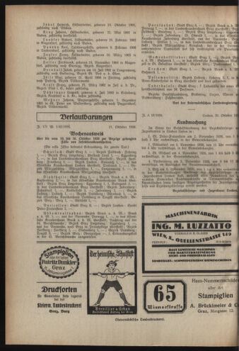 Verordnungsblatt der steiermärkischen Landesregierung 19261027 Seite: 4