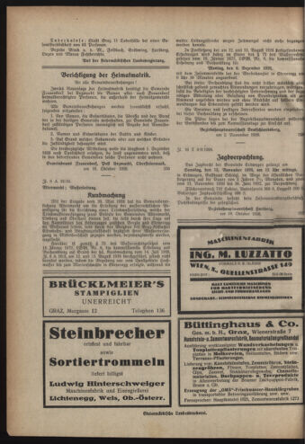 Verordnungsblatt der steiermärkischen Landesregierung 19261104 Seite: 4