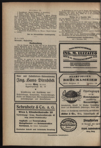 Verordnungsblatt der steiermärkischen Landesregierung 19261110 Seite: 4