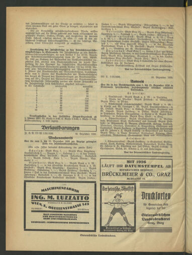 Verordnungsblatt der steiermärkischen Landesregierung 19261222 Seite: 2