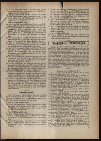 Verordnungsblatt der steiermärkischen Landesregierung 19270105 Seite: 3