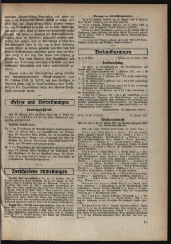 Verordnungsblatt der steiermärkischen Landesregierung 19270126 Seite: 3