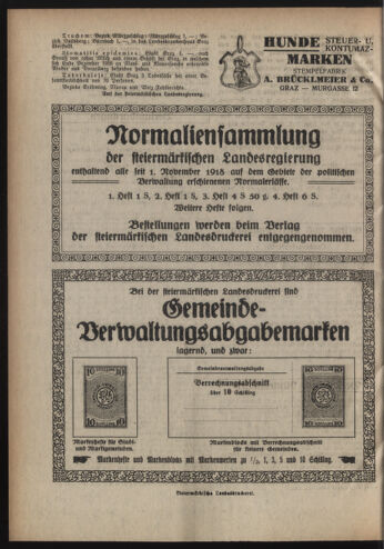 Verordnungsblatt der steiermärkischen Landesregierung 19270126 Seite: 4