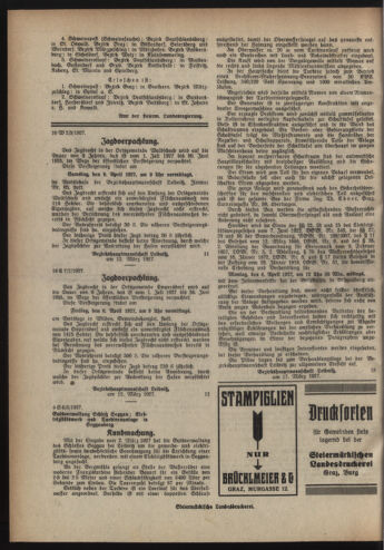 Verordnungsblatt der steiermärkischen Landesregierung 19270323 Seite: 6