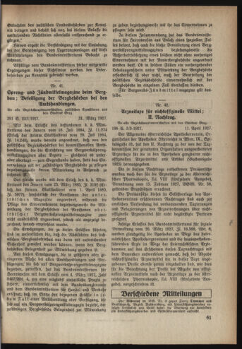 Verordnungsblatt der steiermärkischen Landesregierung 19270420 Seite: 3