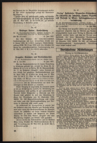 Verordnungsblatt der steiermärkischen Landesregierung 19270706 Seite: 2