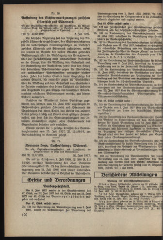 Verordnungsblatt der steiermärkischen Landesregierung 19270713 Seite: 2