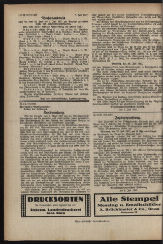 Verordnungsblatt der steiermärkischen Landesregierung 19270713 Seite: 4