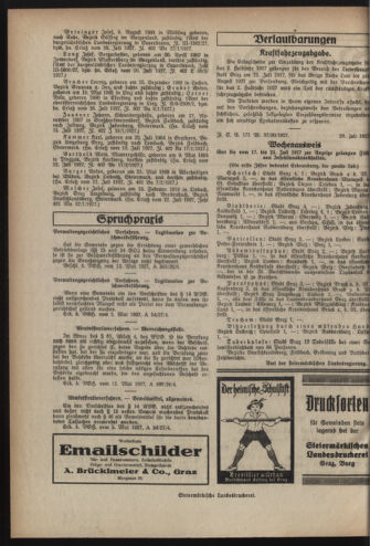 Verordnungsblatt der steiermärkischen Landesregierung 19270803 Seite: 2