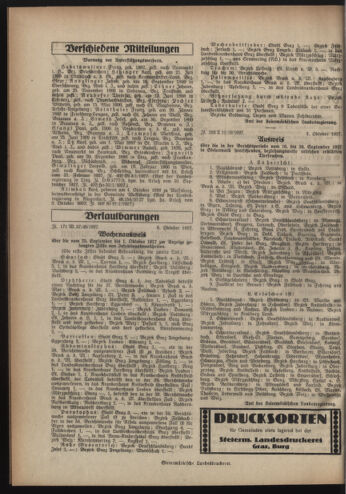 Verordnungsblatt der steiermärkischen Landesregierung 19271012 Seite: 2