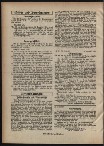 Verordnungsblatt der steiermärkischen Landesregierung 19280104 Seite: 2