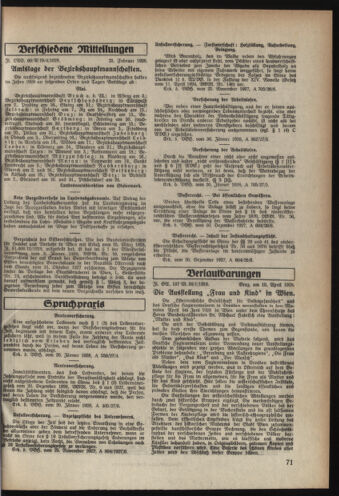 Verordnungsblatt der steiermärkischen Landesregierung 19280425 Seite: 3