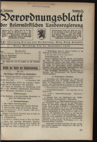 Verordnungsblatt der steiermärkischen Landesregierung