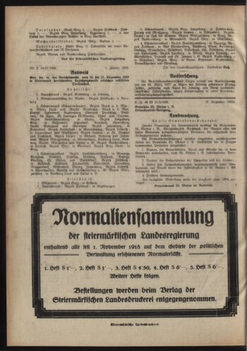 Verordnungsblatt der steiermärkischen Landesregierung 19290102 Seite: 4