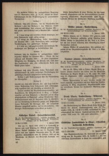 Verordnungsblatt der steiermärkischen Landesregierung 19290116 Seite: 2