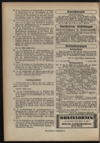 Verordnungsblatt der steiermärkischen Landesregierung 19290213 Seite: 2