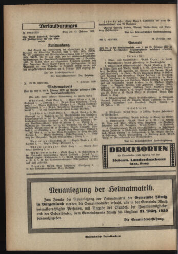 Verordnungsblatt der steiermärkischen Landesregierung 19290220 Seite: 6