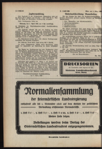 Verordnungsblatt der steiermärkischen Landesregierung 19290313 Seite: 10