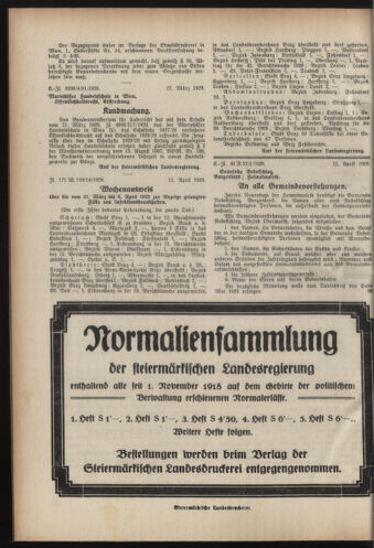 Verordnungsblatt der steiermärkischen Landesregierung 19290417 Seite: 4