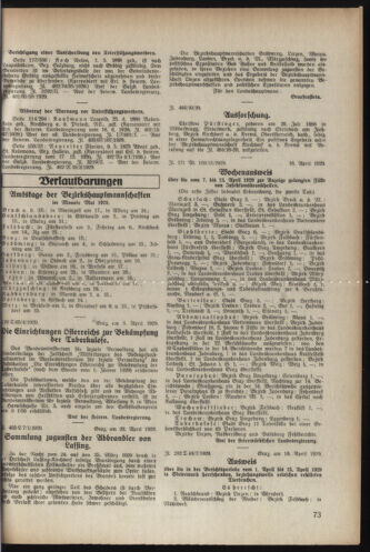 Verordnungsblatt der steiermärkischen Landesregierung 19290424 Seite: 3