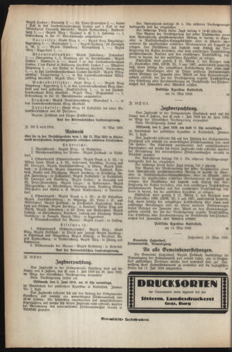 Verordnungsblatt der steiermärkischen Landesregierung 19290522 Seite: 4