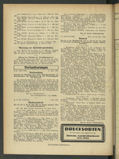 Verordnungsblatt der steiermärkischen Landesregierung 19290710 Seite: 4