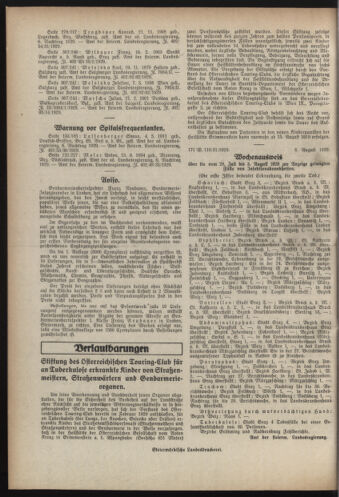 Verordnungsblatt der steiermärkischen Landesregierung 19290814 Seite: 4