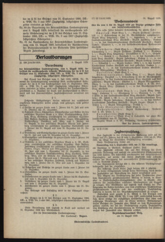 Verordnungsblatt der steiermärkischen Landesregierung 19290821 Seite: 2