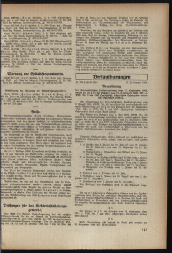 Verordnungsblatt der steiermärkischen Landesregierung 19290925 Seite: 3