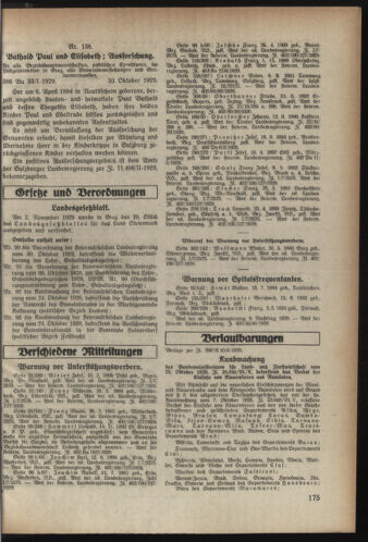 Verordnungsblatt der steiermärkischen Landesregierung 19291113 Seite: 5