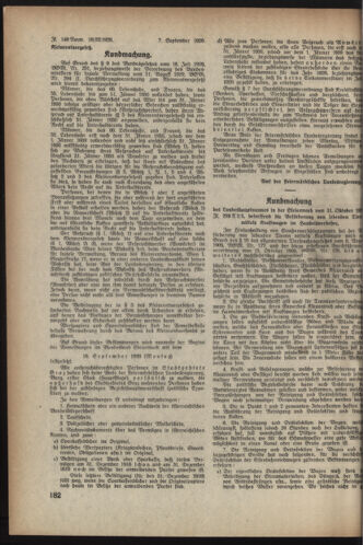 Verordnungsblatt der steiermärkischen Landesregierung 19291120 Seite: 6