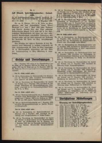 Verordnungsblatt der steiermärkischen Landesregierung 19300101 Seite: 2