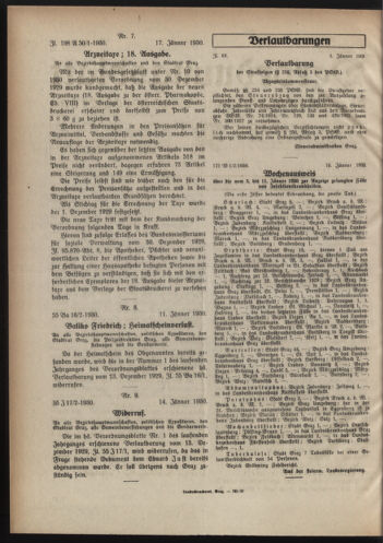 Verordnungsblatt der steiermärkischen Landesregierung 19300122 Seite: 2