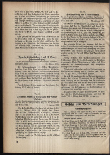 Verordnungsblatt der steiermärkischen Landesregierung 19300129 Seite: 2