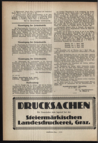 Verordnungsblatt der steiermärkischen Landesregierung 19300319 Seite: 4