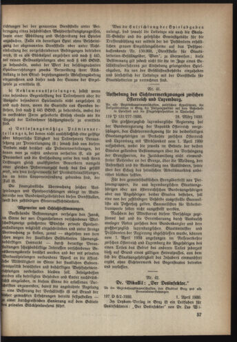 Verordnungsblatt der steiermärkischen Landesregierung 19300409 Seite: 7