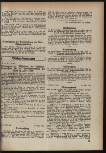 Verordnungsblatt der steiermärkischen Landesregierung 19300416 Seite: 7