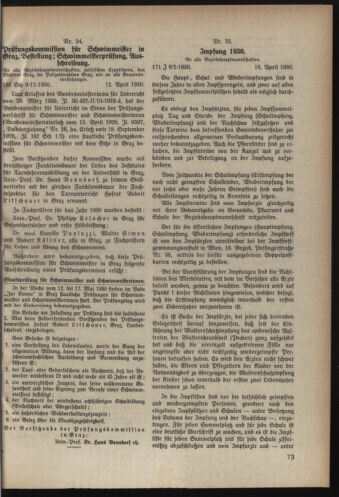 Verordnungsblatt der steiermärkischen Landesregierung 19300430 Seite: 3