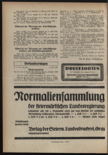 Verordnungsblatt der steiermärkischen Landesregierung 19300611 Seite: 4