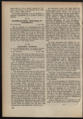 Verordnungsblatt der steiermärkischen Landesregierung 19300709 Seite: 2