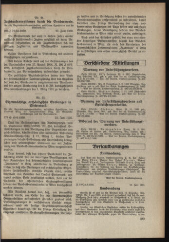 Verordnungsblatt der steiermärkischen Landesregierung 19300709 Seite: 3