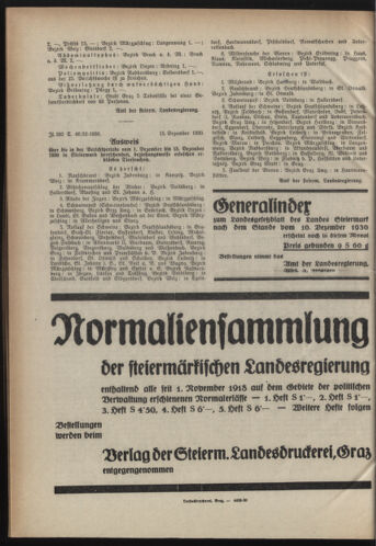 Verordnungsblatt der steiermärkischen Landesregierung 19301217 Seite: 4