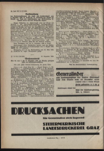 Verordnungsblatt der steiermärkischen Landesregierung 19301224 Seite: 4